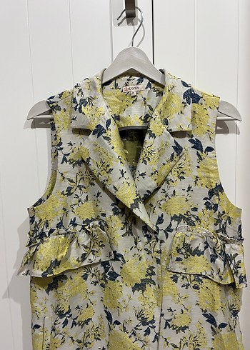 Çiçek Desenli yelek - Görsel 5