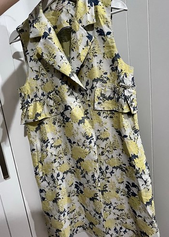 Çiçek Desenli yelek - Görsel 9