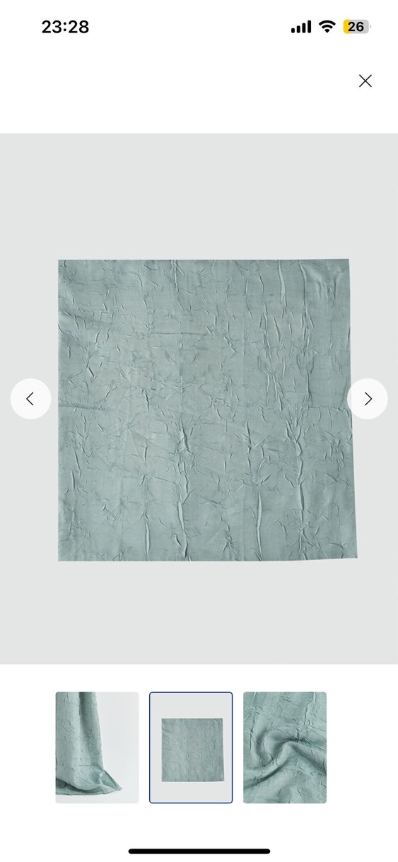 Su yeşili bambu şal - Görsel 3