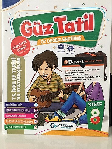  4dersten oluşan test kitapları