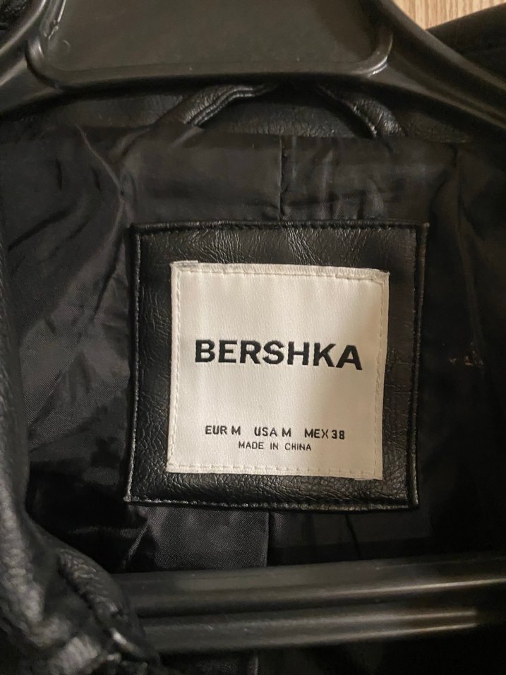 Siyah Deri unisex Ceket - Görsel 2