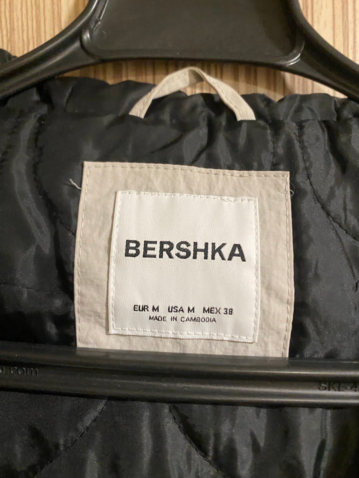 Taş rengi Fermuarlı unisex mont/ceket - Görsel 2