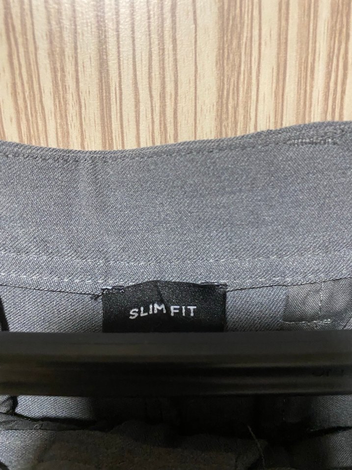 Gri Pilili Erkek kumaş Pantolon - Görsel 2