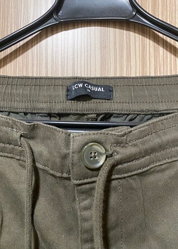 Haki Kamuflaj Kemerli Rahat Erkek Pantolon - Görsel 2