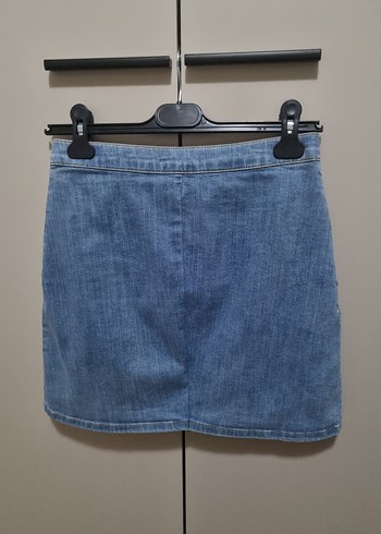Mavi Denim Mini Etek - Görsel 4