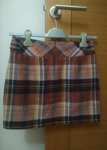 Kahverengi Mini Etek - Görsel 2