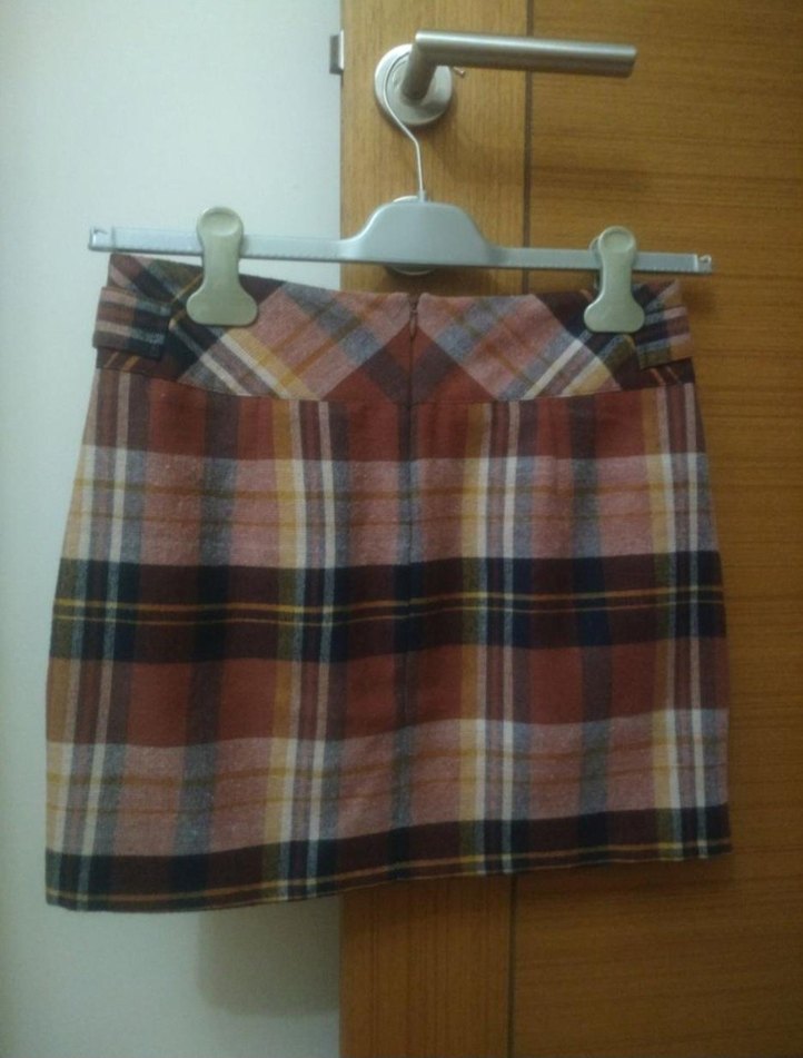 Kahverengi Mini Etek - Görsel 2