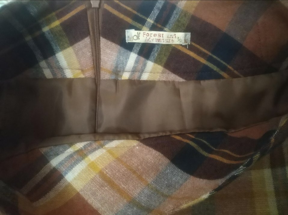 Kahverengi Mini Etek - Görsel 3