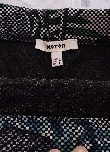 Koton desenli etek 