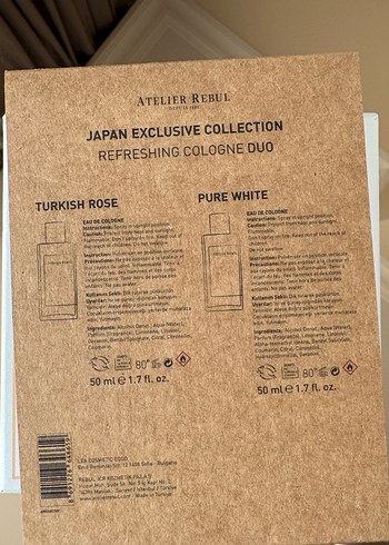  Beden Atelier Rebul Parfüm Seti Turkish rose pure white