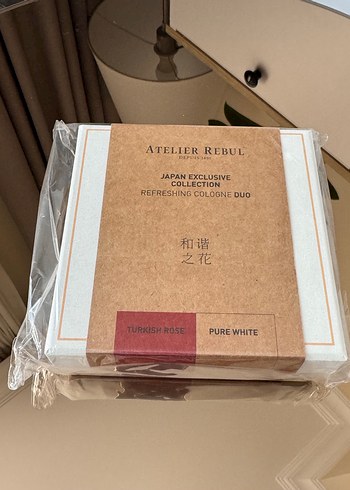  Beden Renk Atelier Rebul Parfüm Seti Turkish rose pure white