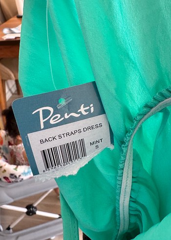 Penti Mint Sırt Detaylı Elbise - Görsel 2