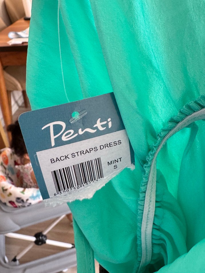 Penti Mint Sırt Detaylı Elbise - Görsel 2