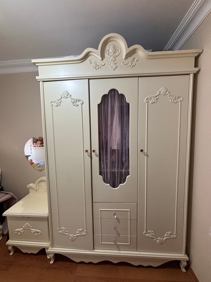 LAKE KAPLAMALI KREM RENK DESENLİ ÇOCUK ODASI TAKIMI - Görsel 2