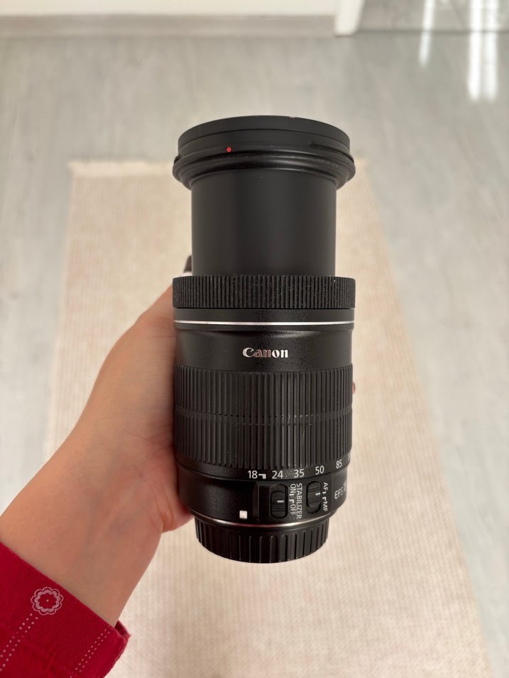 Canon EFs 18-135mm Siyah Kamera Lens - Görsel 3