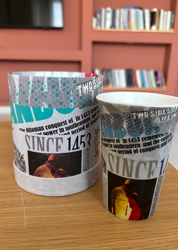 BASKILI KAMPLUMBAĞA TERBİYECİSİ KUPA MUG - Görsel 2