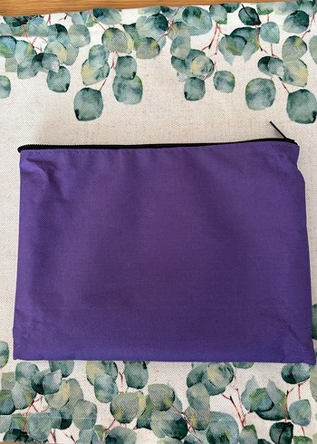 MAC FERMUARLI MAKYAJ ÇANTASI MOR - Görsel 2