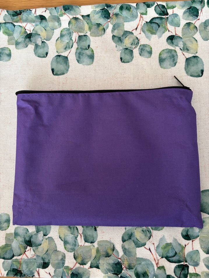 MAC FERMUARLI MAKYAJ ÇANTASI MOR - Görsel 2