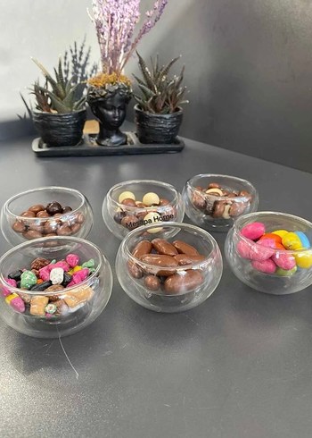 5Lİ ÇİFT KATMANLI KAHVE YANI SUNUMLUK - Görsel 2