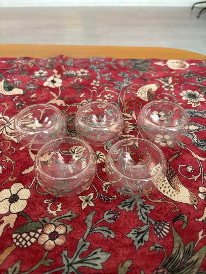 5Lİ ÇİFT KATMANLI KAHVE YANI SUNUMLUK - Görsel 3