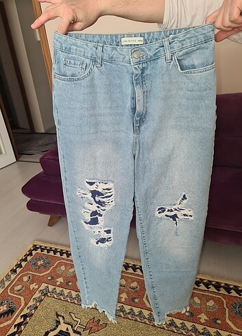 Lc waikiki Yırtık Mom jean