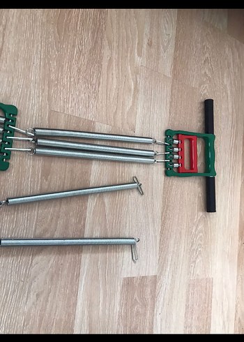 Beden Renk Renkli Desenli Yeşil yaylı spor aleti