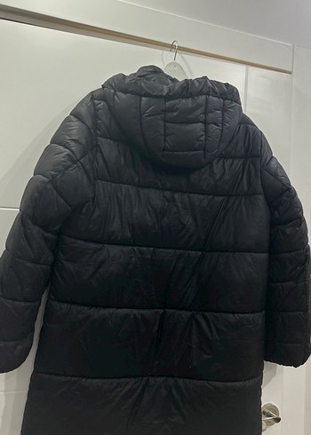 Siyah Kadın şişme mont - Görsel 7