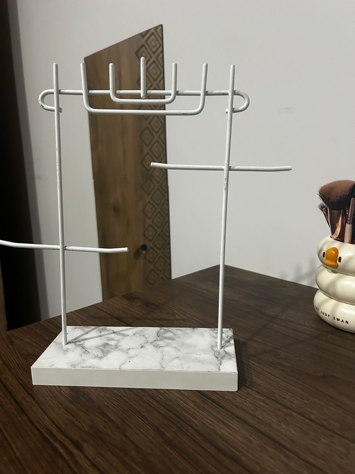 Beyaz Metal Makyaj Organizeri - Görsel 2