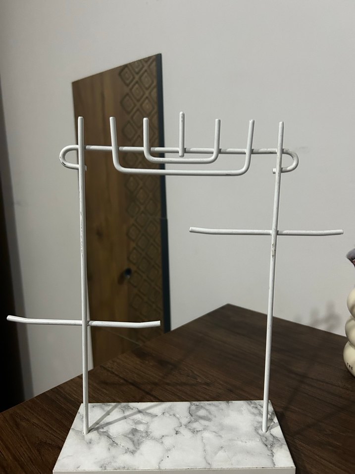 Beyaz Metal Makyaj Organizeri - Görsel 3