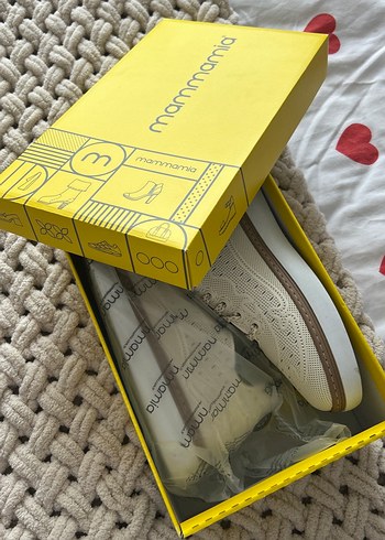 Gri Beyaz Dolgu Topuklu Bağcıklı Kadın Spor Ayakkabı - Görsel 5