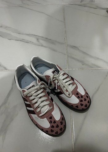 37 Beden beyaz Renk Beyaz samba Spor Kadın Sneaker