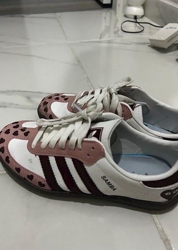 Beyaz samba Spor Kadın Sneaker