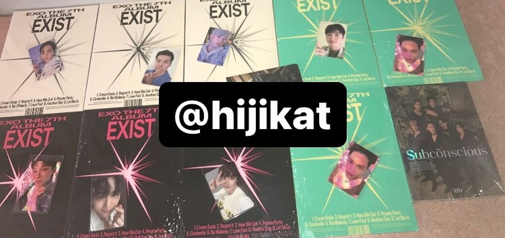 exist photobook x vers + sehun pob