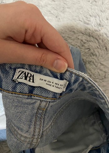 36 Beden mavi Renk Zara Jean