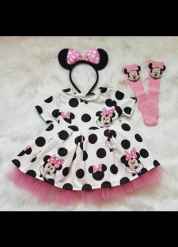 Minnie mouse elbise 