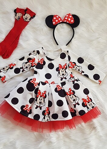 Minnie mouse elbise