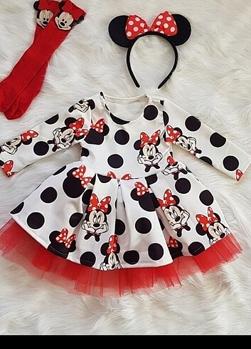 Minnie mouse elbise 