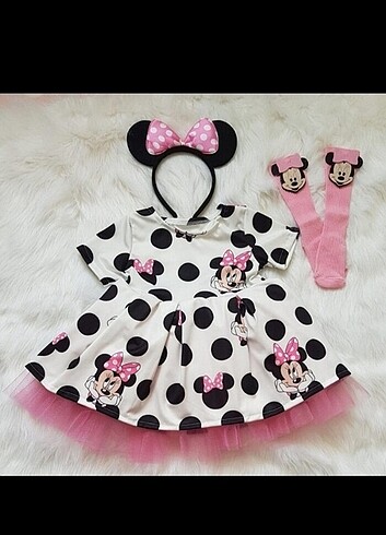 Minnie mouse elbise 