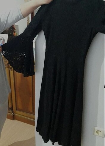 Zara Güpürlü kısa elbise