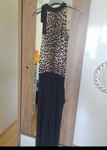 Leopar Desenli Uzun tulum