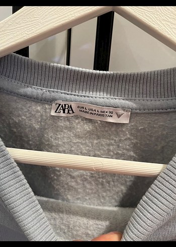 buz mavisi Uzun Kollu Kadın Sweatshirt - Görsel 2