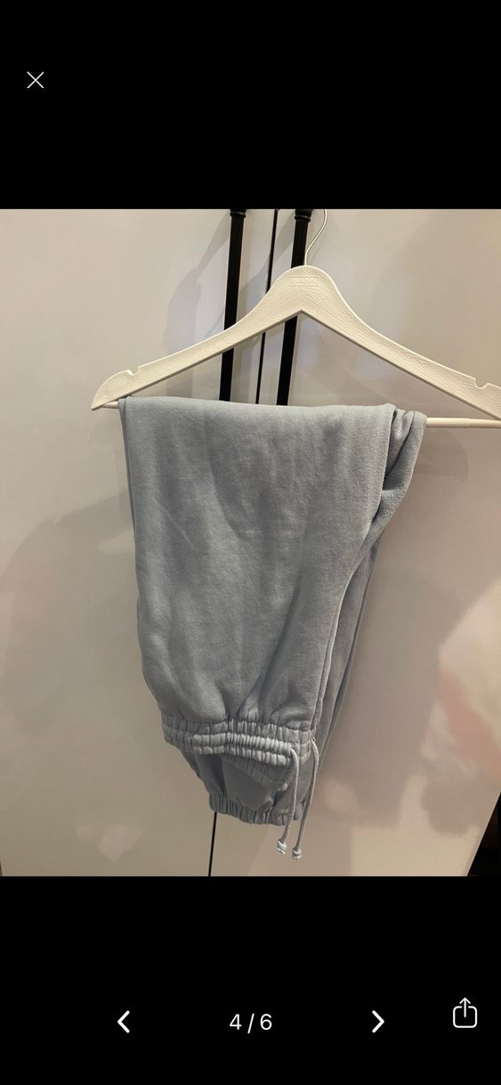 buz mavisi Uzun Kollu Kadın Sweatshirt - Görsel 3