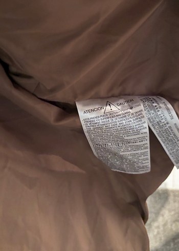 Düğmeli Kahverengi Kısa Kadın Kışlık Mont - Görsel 5