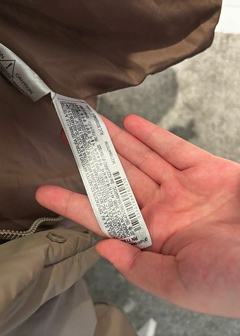 Düğmeli Kahverengi Kısa Kadın Kışlık Mont - Görsel 4