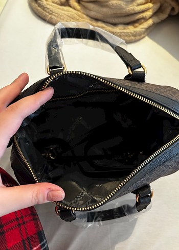 Tommy Hilfiger Kahverengi Desenli Kemerli Kadın Çanta - Görsel 6