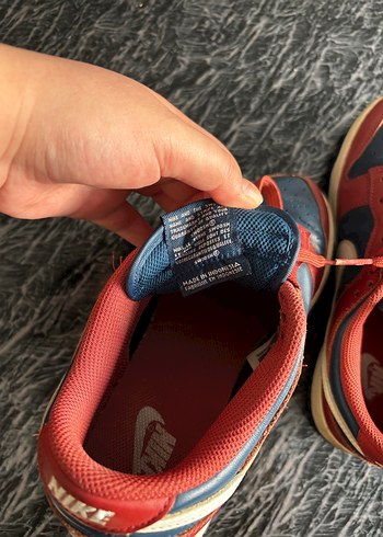 Kadın Kırmızı Nike Bağcıklı Spor Ayakkabı - Görsel 5