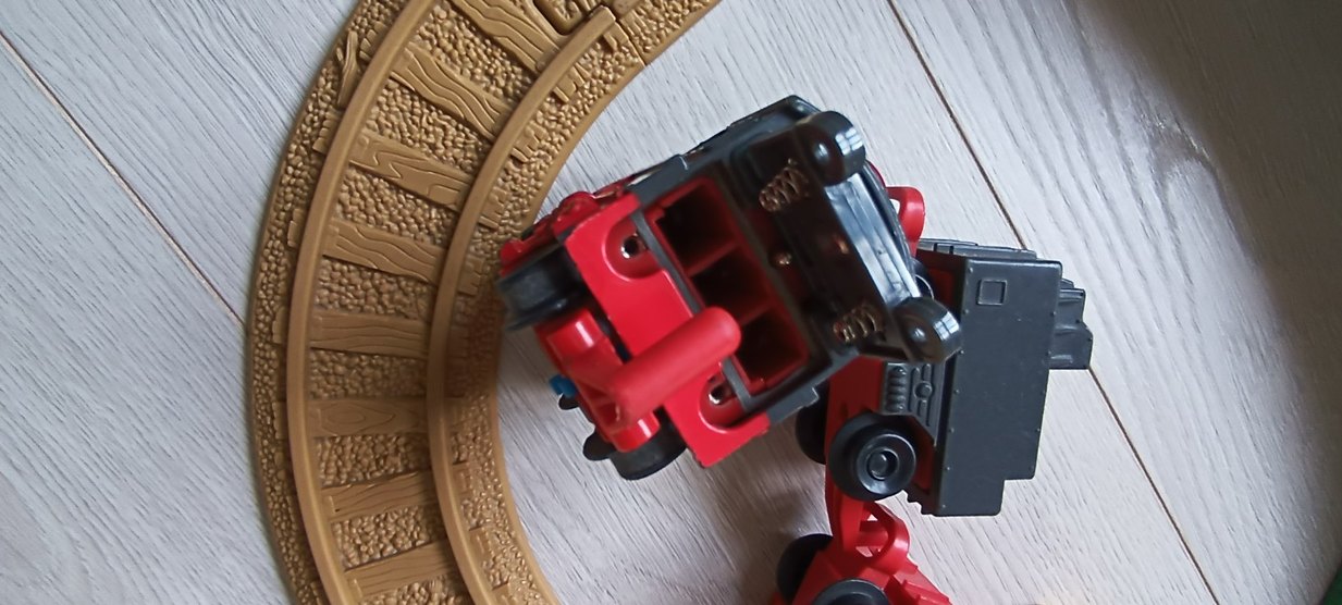 Geotrax modeli pilli motorlu lokomotif ve iki adet yük vagonu - Görsel 5