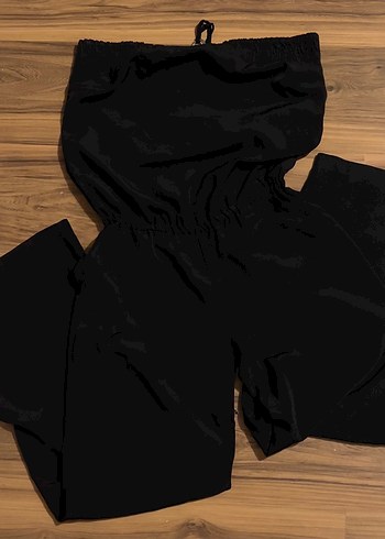 Siyah Askılı Tulum - Görsel 4