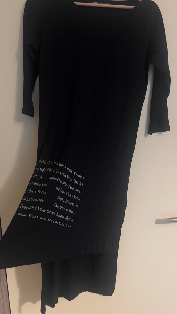 Siyah Uzun Kollu Elbise - Görsel 2