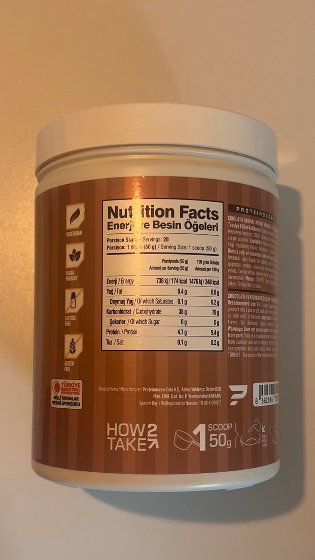 Protein OCN Cream of Rice Çikolata Aromalı 1kg - Görsel 2